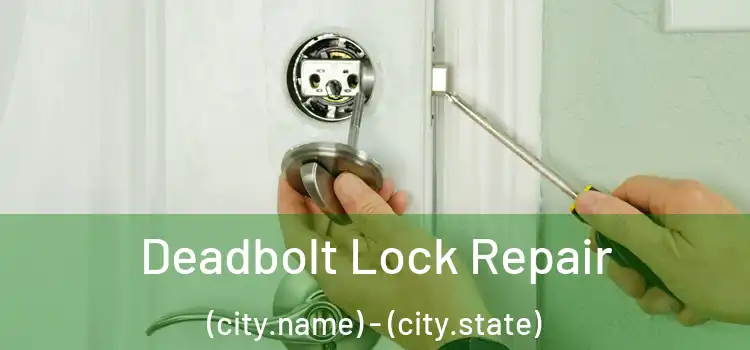  Deadbolt Lock Repair (city.name) - (city.state)